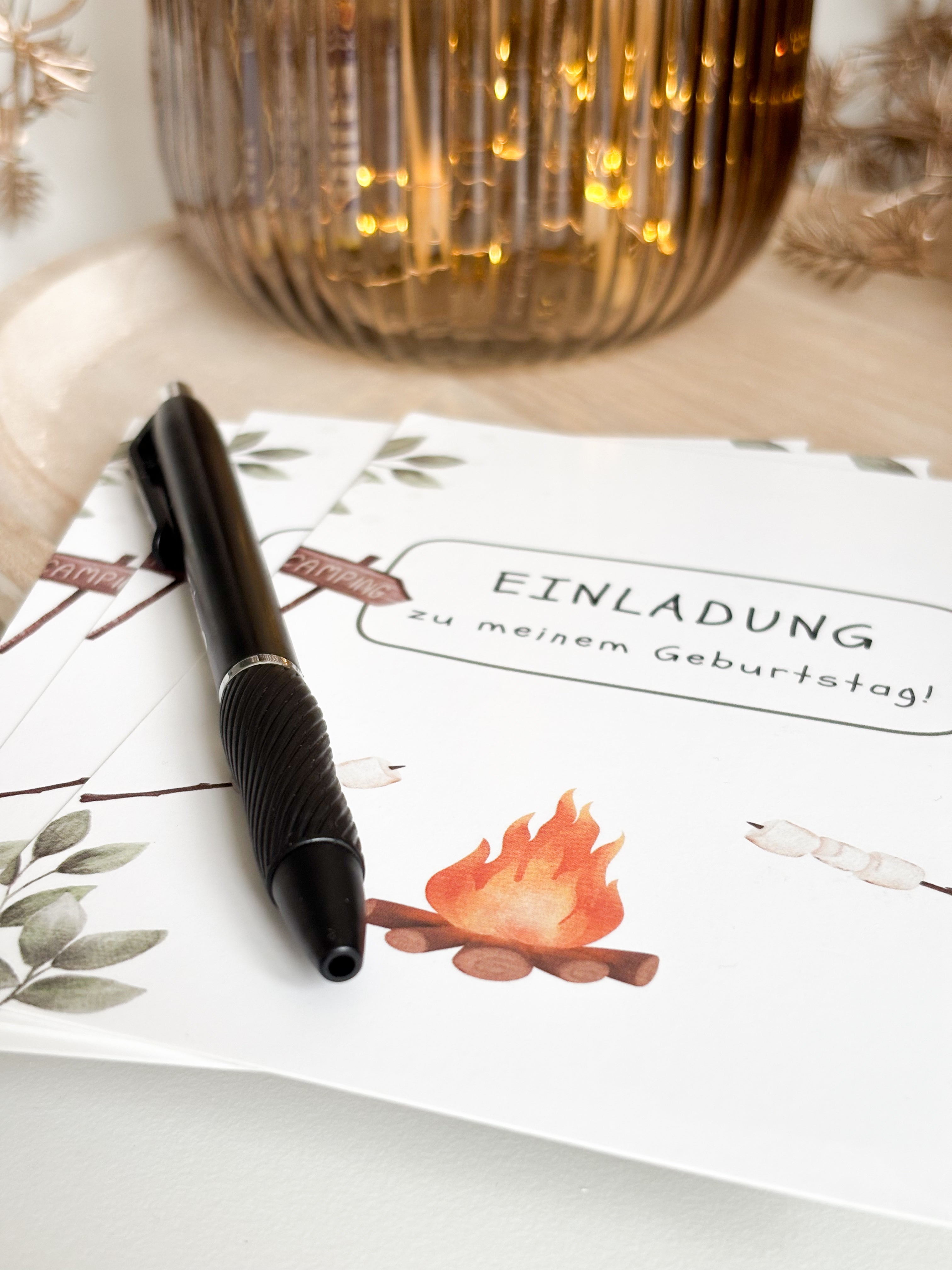 Einladungskarte | Camping