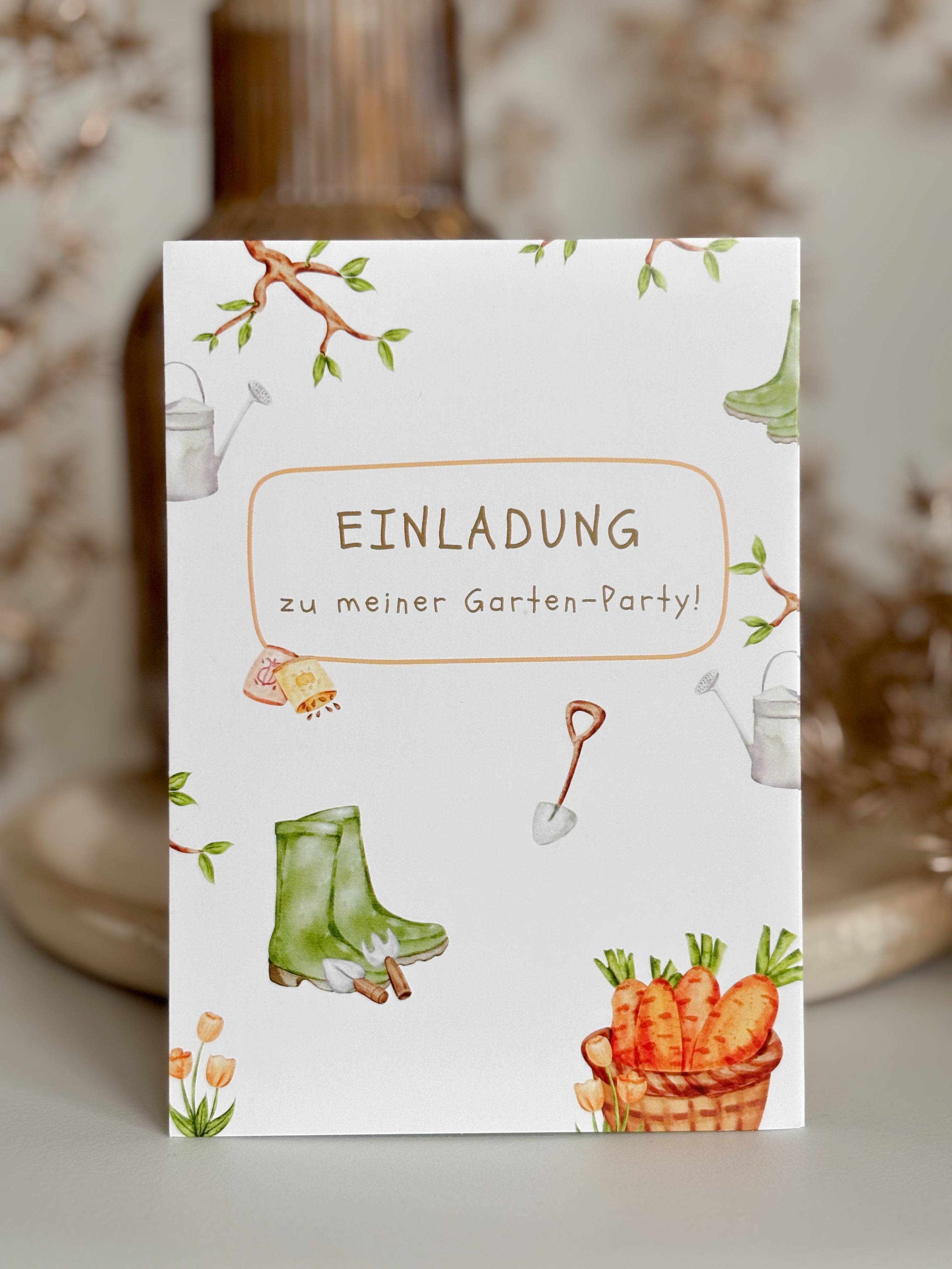 Einladungskarte | Gartenparty