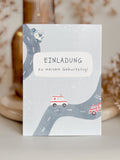 Einladungskarte | Fahrzeuge