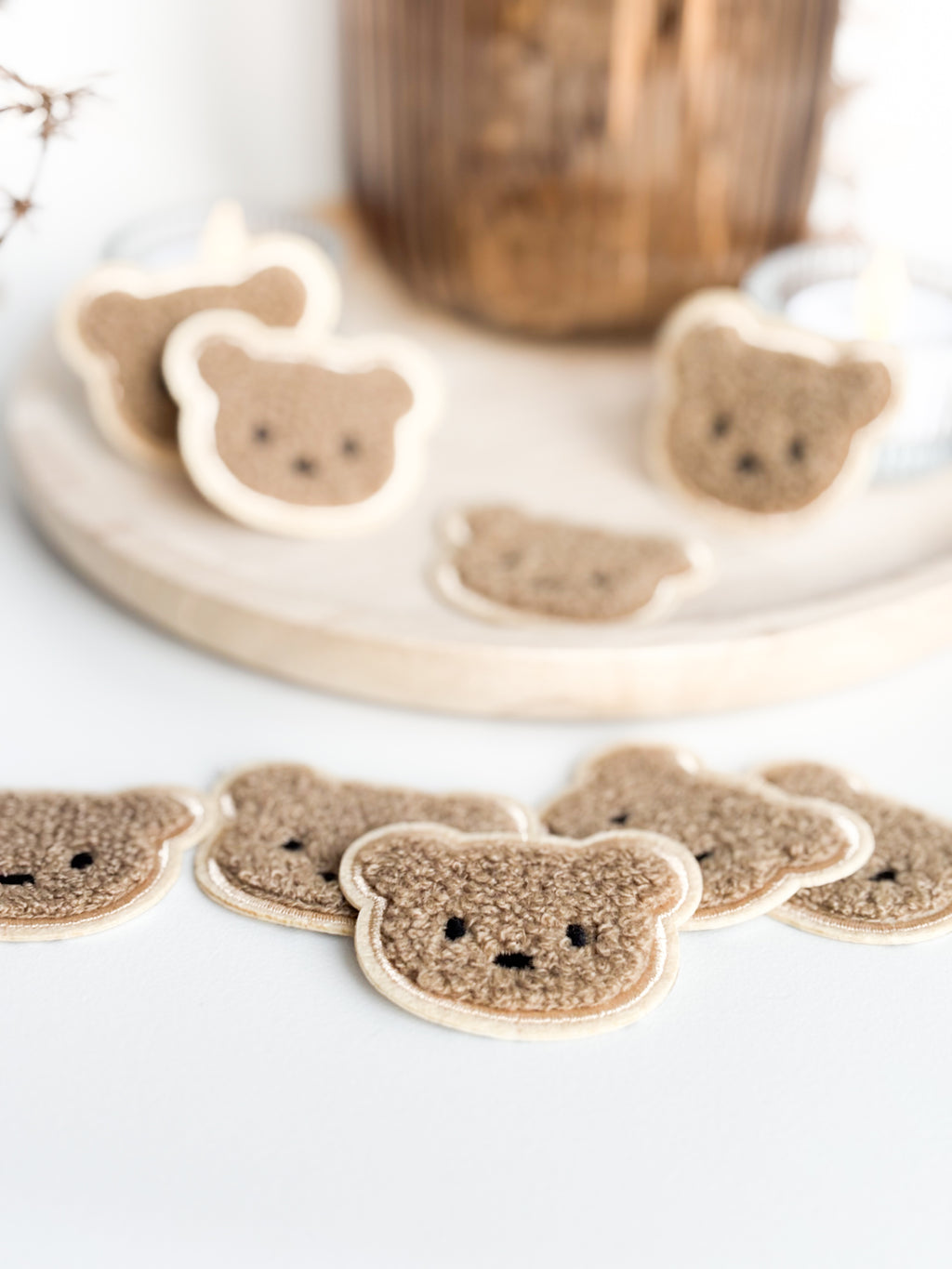 Bügelbild Teddybär | 2er Set