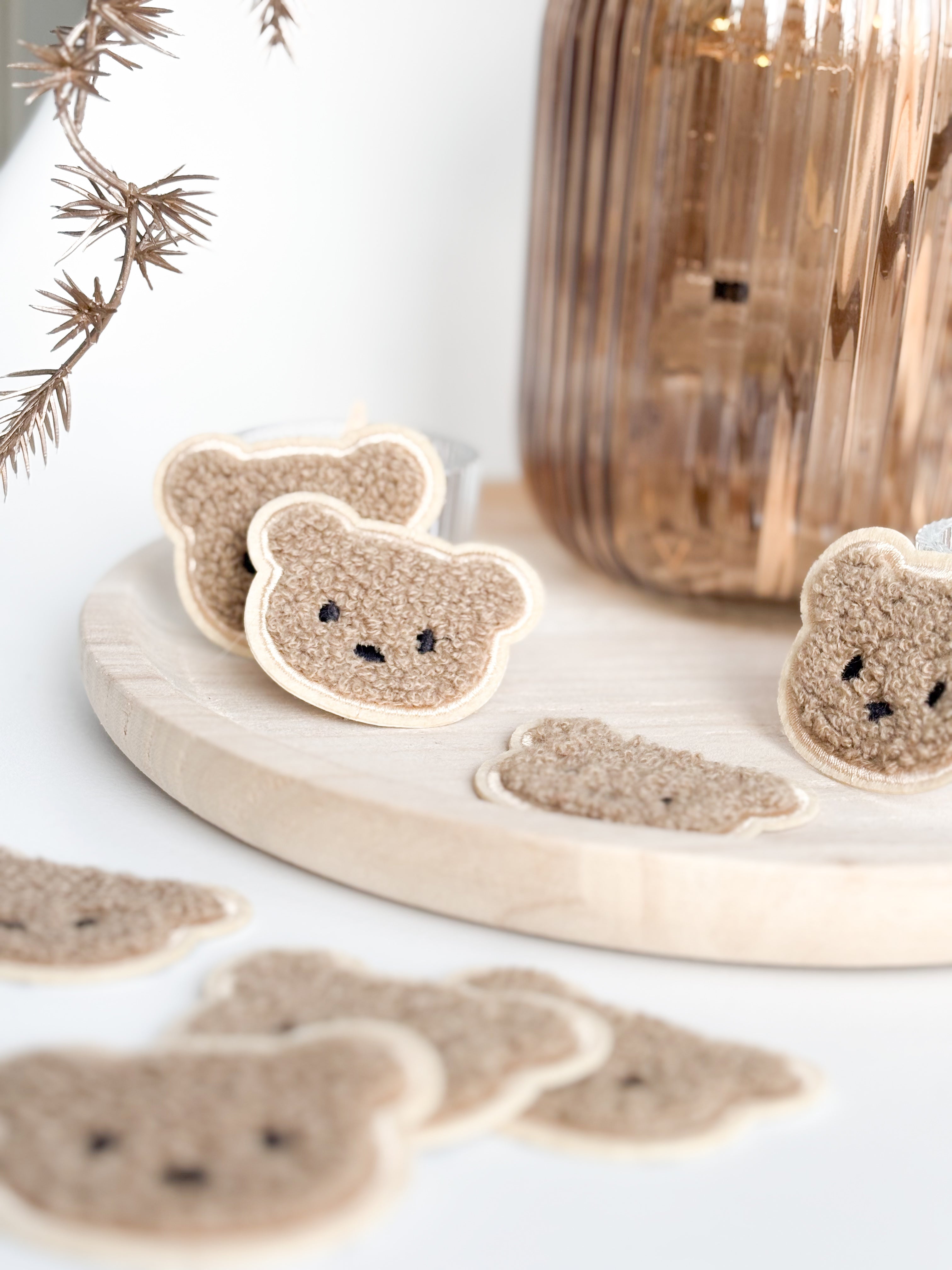 Bügelbild Teddybär | 2er Set