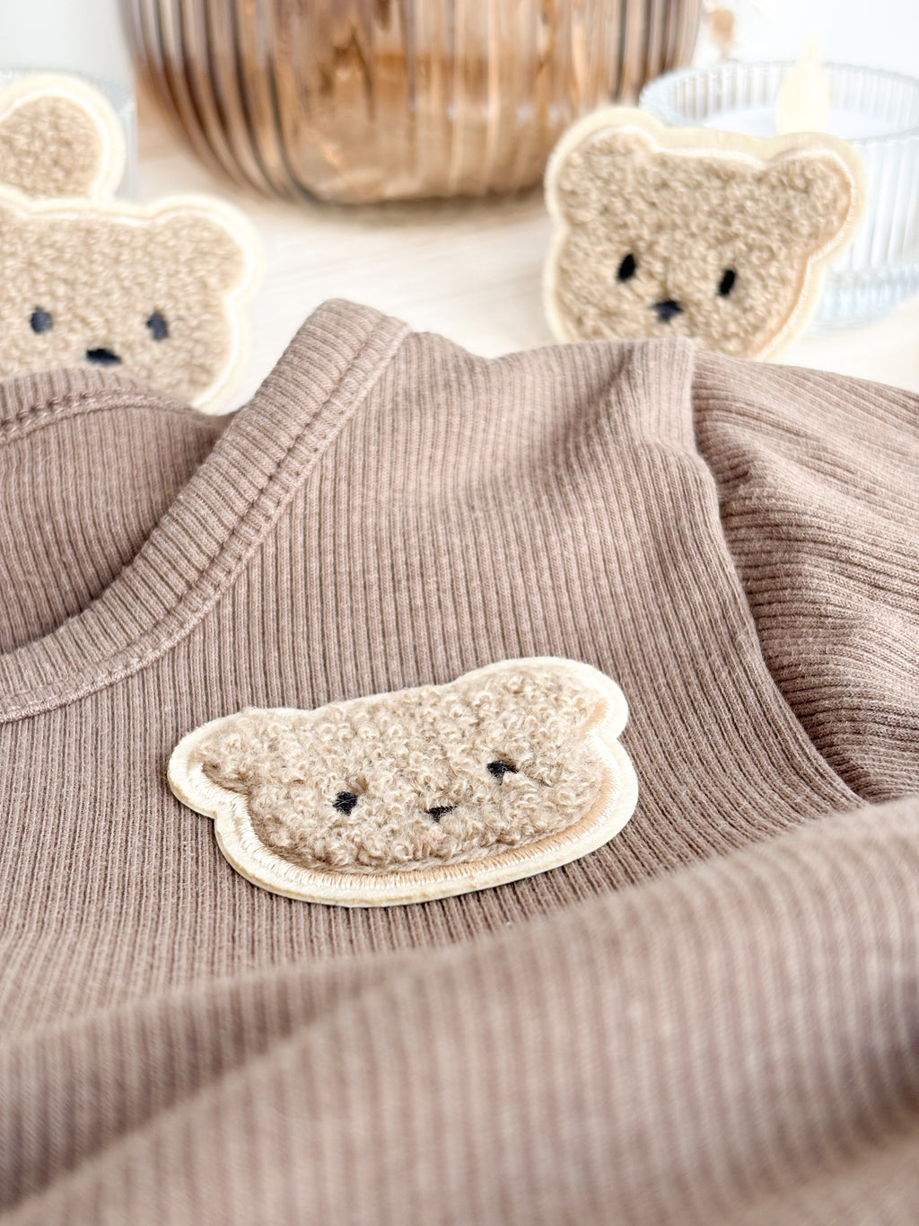 Bügelbild Teddybär | 2er Set